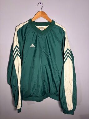 Adidas USF Teal and White Pullover Soccer Jacket